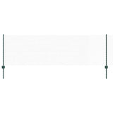 Vidaxl hek met paal groen 0,8 x 10 m staal en pvc