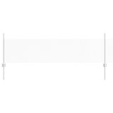 Vidaxl hek met paal zilver 0,5 x 10 m staal