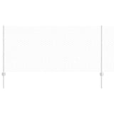Vidaxl hek met paal zilver 1 x 10 m staal