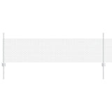 Vidaxl hek met paal zilver 0,5 x 25 m staal