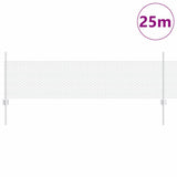 Vidaxl hek met paal zilver 0,5 x 25 m staal