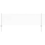 Vidaxl hek met paal zilver 0,6 x 25 m staal