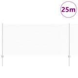 Vidaxl hek met paal zilver 1 x 25 m staal