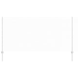 Vidaxl hek met paal zilver 1,2 x 25 m staal