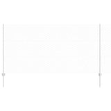 Vidaxl hek met paal zilver 1,2 x 25 m staal