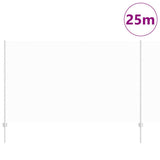 Vidaxl hek met paal zilver 1,4 x 25 m staal