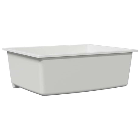 Vidaxl keukenwasbak wit 54 x 44 x 20 cm graniet