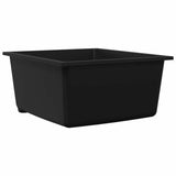 Vidaxl keukenwasbak zwart 38 x 44 x 20 cm graniet