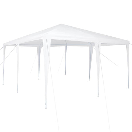 Vidaxl partytent wit 400 x 400 x 266 cm polyethyleen en staal