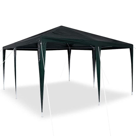 Vidaxl partytent groen 400 x 400 x 266 cm polyethyleen en staal