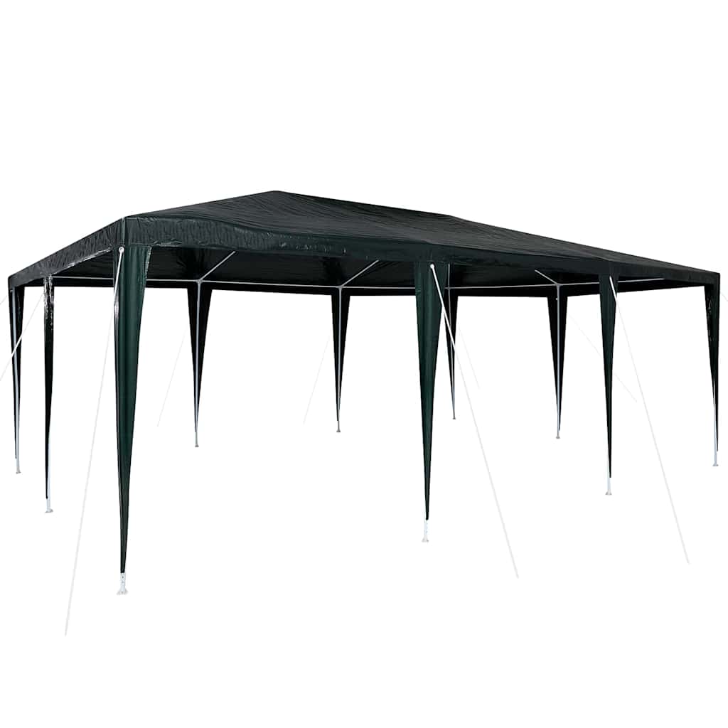 Vidaxl partytent groen 600 x 400 x 266 cm polyethyleen en staal
