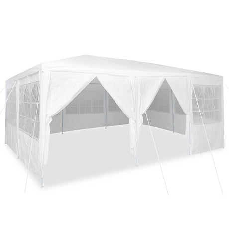 Vidaxl partytent wit 600 x 400 x 266 cm polyetheen