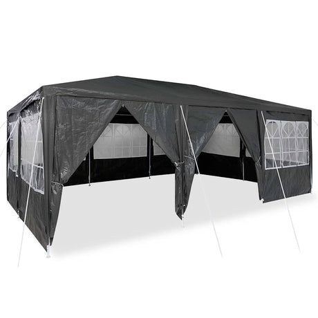 Vidaxl partytent antraciet 600 x 400 x 266 cm polyetheen