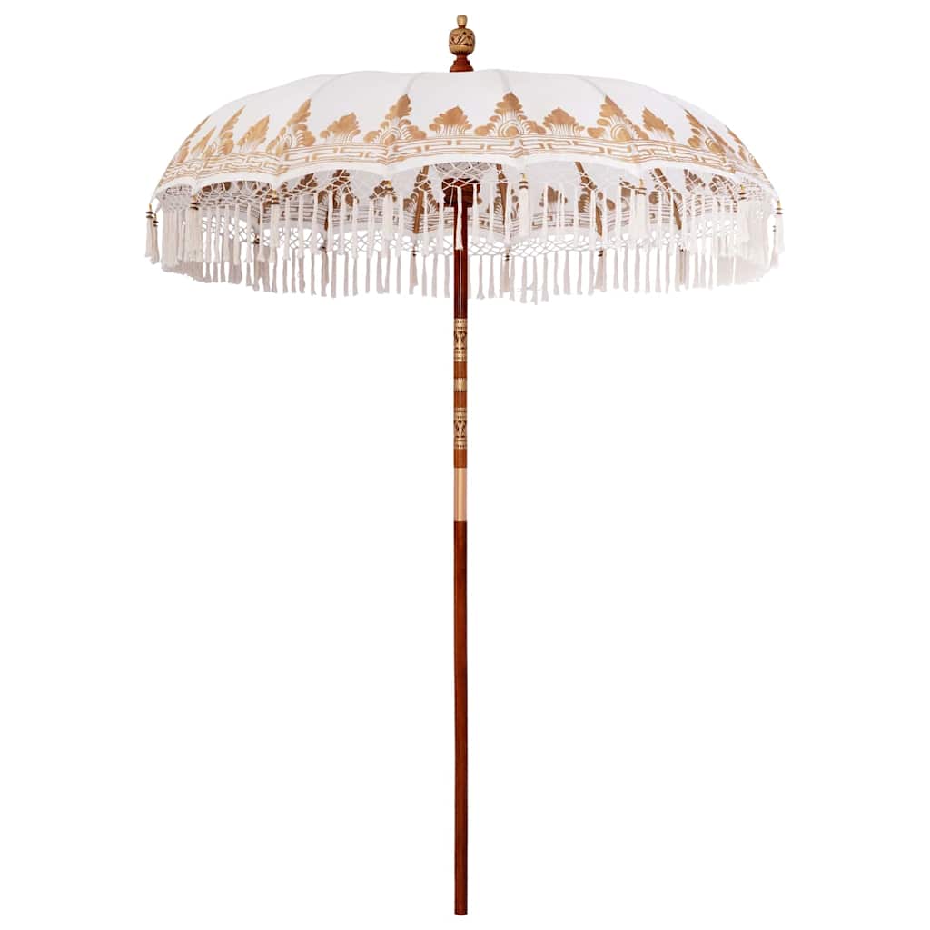 Vidaxl balinese parasol crème 190 x 190 x 260 cm