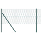 Vidaxl hexagon hek groen 0,6 x 10 m pvc