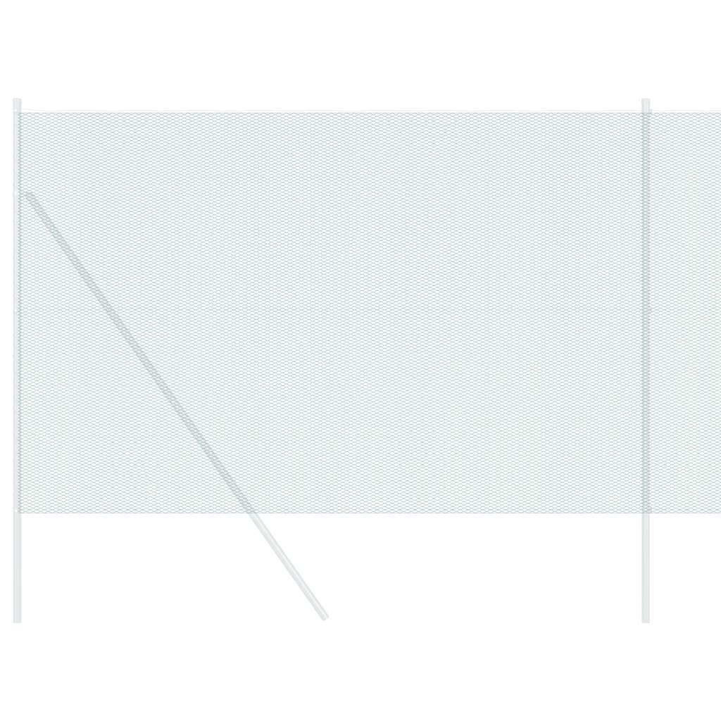 Vidaxl hexagon hek groen 1,5 x 50 m pvc