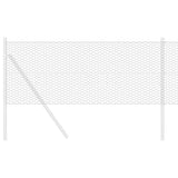 Vidaxl hexagon hek grijs 0,5 x 10 m pvc