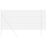 Vidaxl hexagon hek grijs 1,2 x 100 m pvc