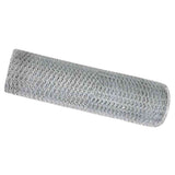 Vidaxl hexagon hek zilver 0,5 x 100 m gegalvaniseerd staal