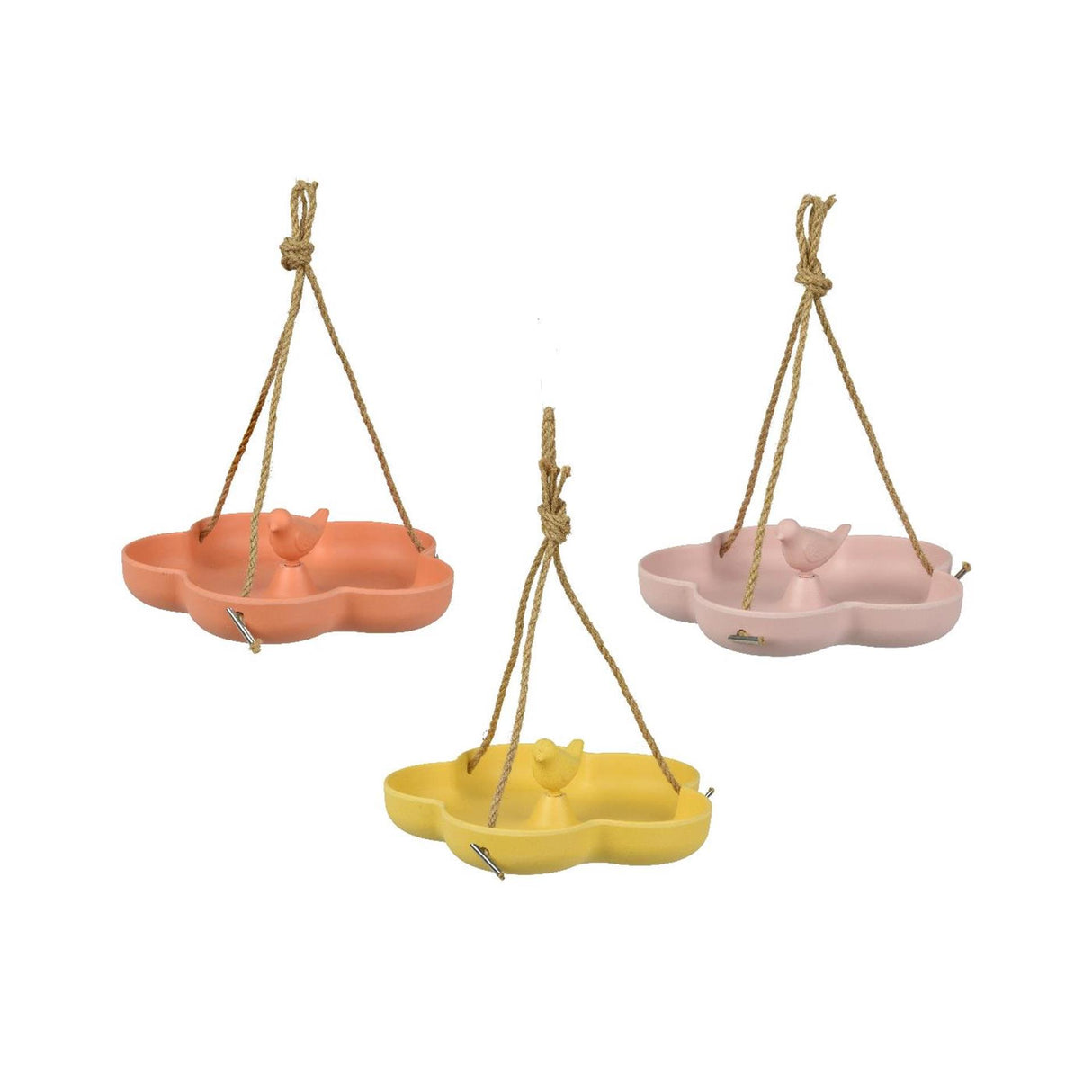 Decoris fuglefoderblomst + fugl 23,3x22,7cm