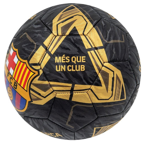 Andre mærker fodbold FC Barcelona Lightning størrelse 5 sort guld