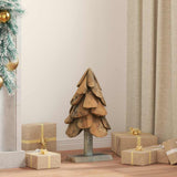 Vidaxl kerstboom met standaard bruin 61 cm massief teakhout