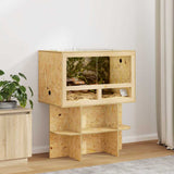 Vidaxl terrarium bruin 80 x 50 x 100 cm osb