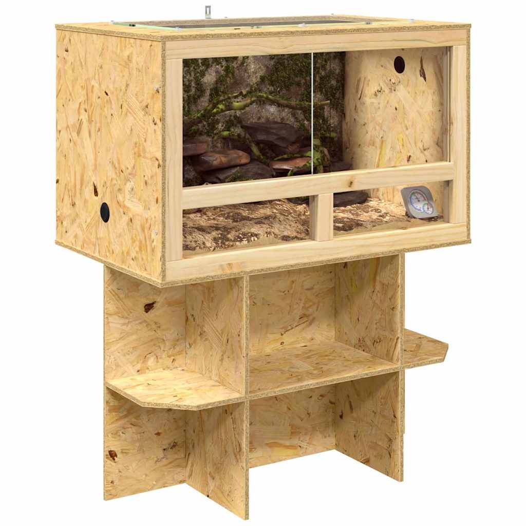 Vidaxl terrarium bruin 80 x 50 x 100 cm osb