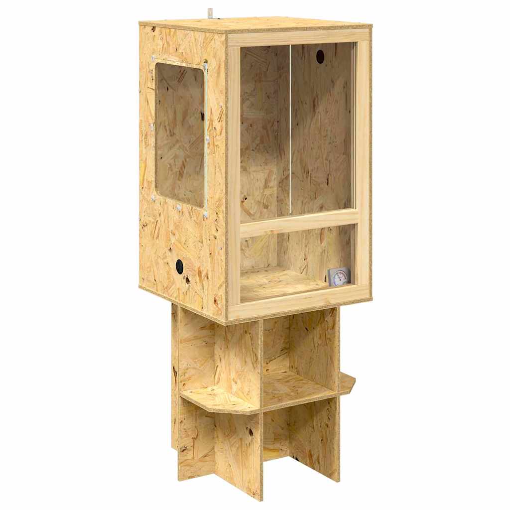 Vidaxl terrarium bruin 50 x 50 x 130 cm osb