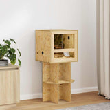 Vidaxl terrarium bruin 40 x 40 x 90 cm osb