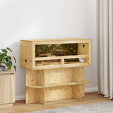 Vidaxl terrarium bruin 100 x 40 x 90 cm osb