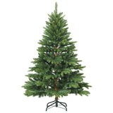 Vidaxl kunstmatige inklapbare kerstboom groen 150 cm pvc, pe en staal