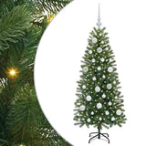 Vidaxl kunstkerstboom met 150 led met standaard groen 120 cm pe en pvc