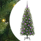 Vidaxl kunstkerstboom met 150 led met standaard groen 120 cm pe en pvc