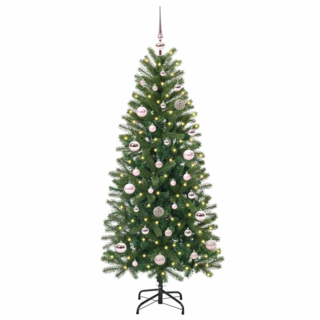 Vidaxl kunstkerstboom met 150 led met standaard groen 150 cm pe en pvc