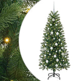 Vidaxl kunstkerstboom met 150 led met standaard groen 150 cm pe en pvc