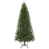 Vidaxl kunstkerstboom met 300 led met standaard groen 180 cm pe en pvc