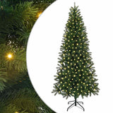 Vidaxl kunstkerstboom met 300 led met standaard groen 240 cm pe en pvc