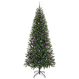 Vidaxl kunstkerstboom met 300 led met standaard groen 240 cm pe en pvc