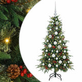 Vidaxl kunstmatige inklapbare kerstboom groen 120 cm pe en pvc