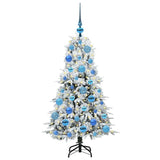 Vidaxl kunstmatige inklapbare kerstboom wit 120 cm pe en pvc