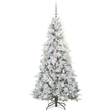 Vidaxl kunstmatige inklapbare kerstboom wit 180 cm pe en pvc