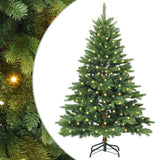 Vidaxl kunstkerstboom met 150 led met standaard groen 150 cm pe en pvc