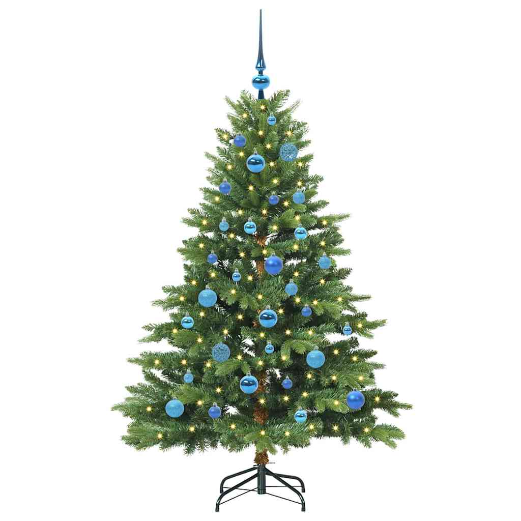 Vidaxl kunstkerstboom met 150 led met standaard groen 150 cm pe en pvc