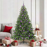 Vidaxl kunstkerstboom met 300 led met standaard groen 180 cm pe en pvc