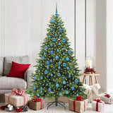 Vidaxl kunstkerstboom met 300 led met standaard groen 180 cm pe en pvc