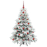 Vidaxl kunstkerstboom met 150 led met standaard wit 120 cm pe en pvc