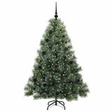 Vidaxl kunstkerstboom met 150 led met standaard groen 150 cm pe en pvc