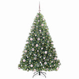 Vidaxl kunstkerstboom met 300 led met standaard groen 180 cm pe en pvc