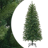 Vidaxl kunstkerstboom met standaard groen 120 cm pvc, pe en staal